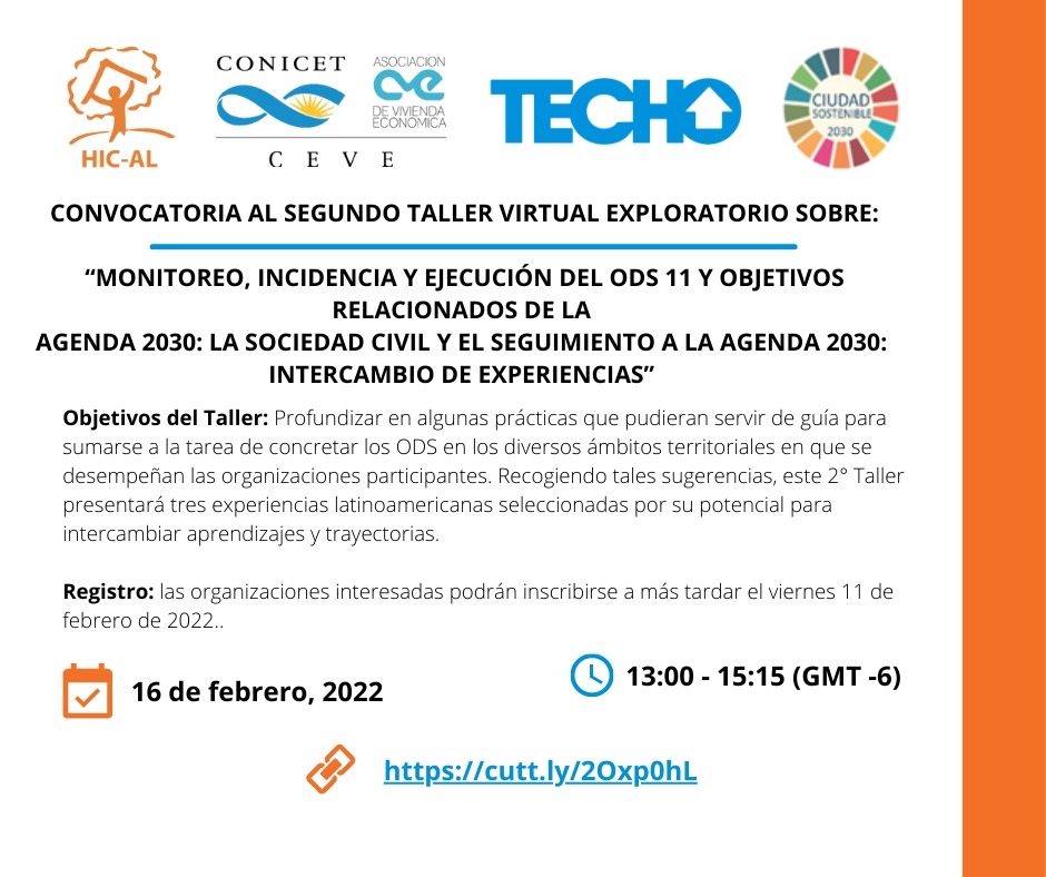 Nuevo taller sobre sociedad civil y la Agenda 2030